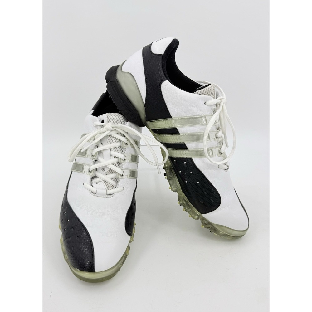 Adidas Powerband 3.0 Golf Shoes White Black & Silver 675491 2011 Men's 11